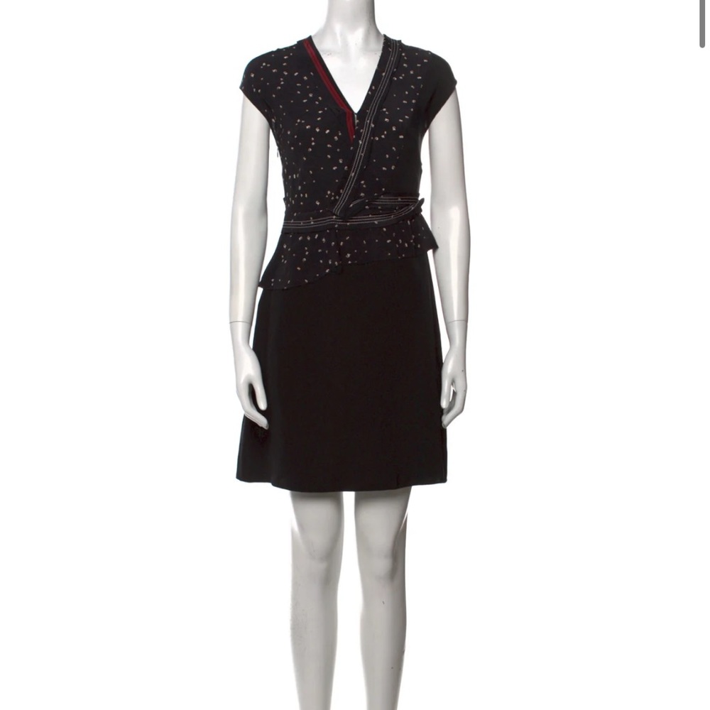 3.1 PHILLIP LIM V-Neck Mini Dress S